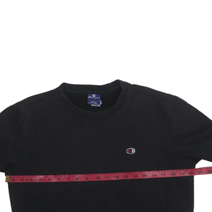 Mens UK Size S Champion Black Pullover Sweatshirt