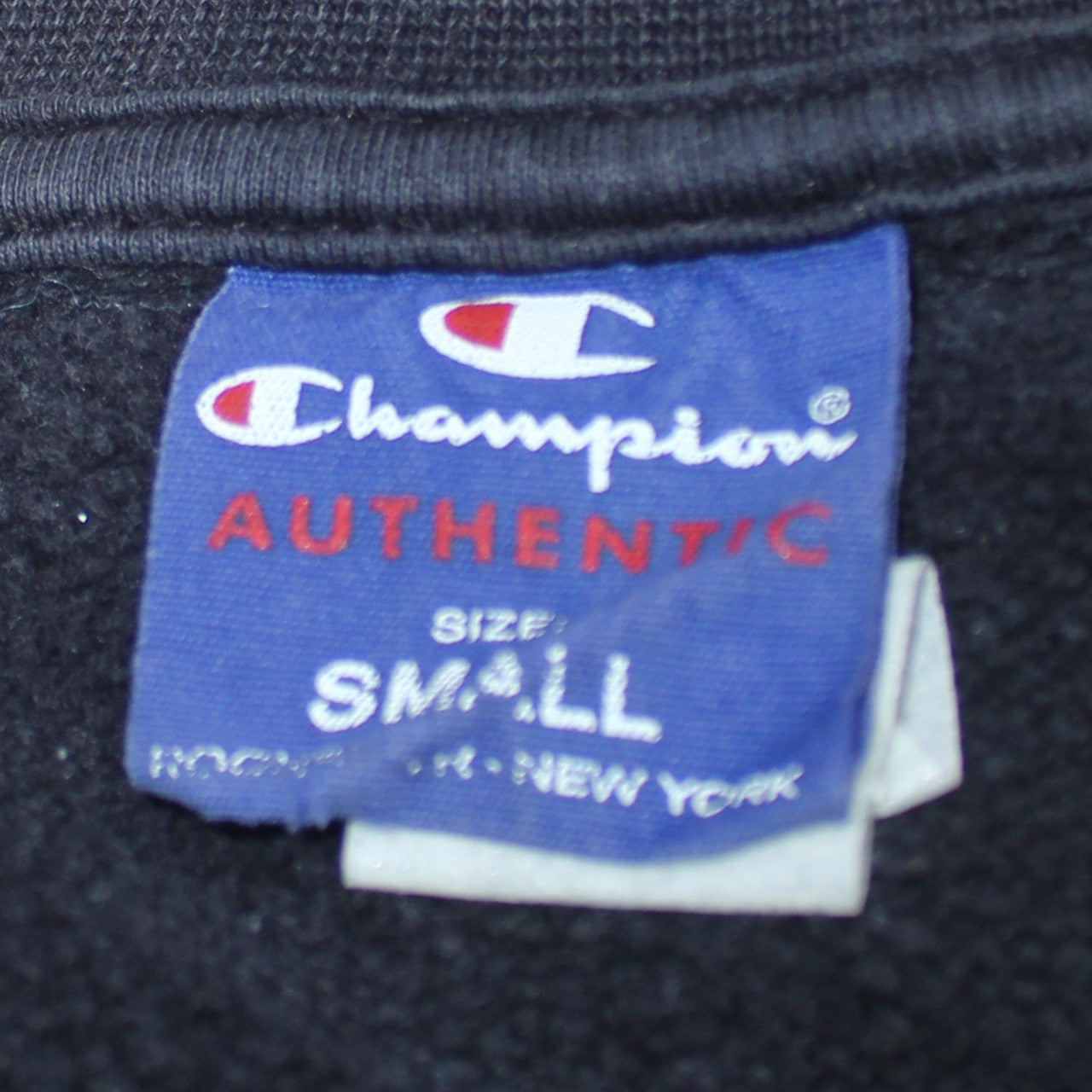 Mens UK Size S Champion Black Pullover Sweatshirt