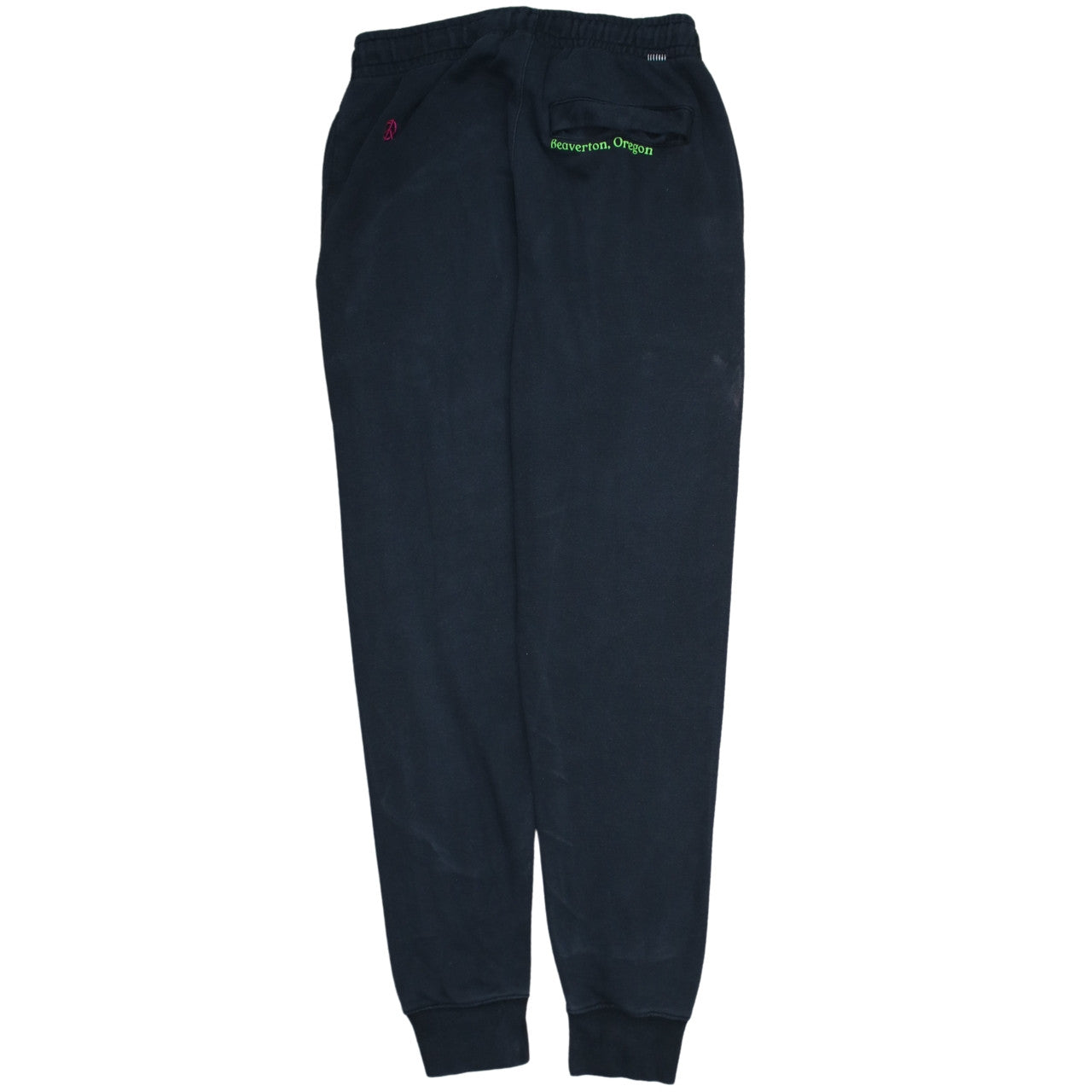 Mens UK Size S Nike Regular Fit Jogger Black Trousers