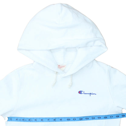 Womens UK Size S Champion White Pullover Hoodie