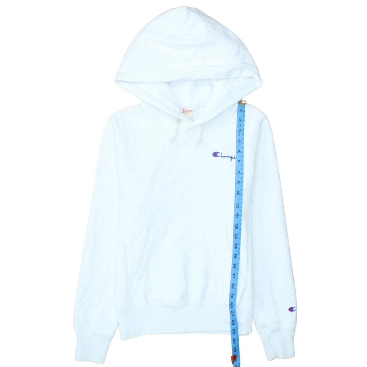 Womens UK Size S Champion White Pullover Hoodie