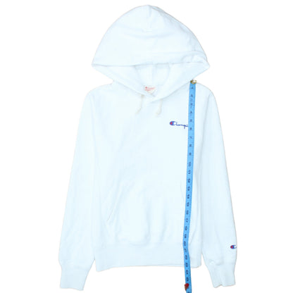 Womens UK Size S Champion White Pullover Hoodie