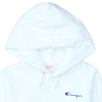 Womens UK Size S Champion White Pullover Hoodie