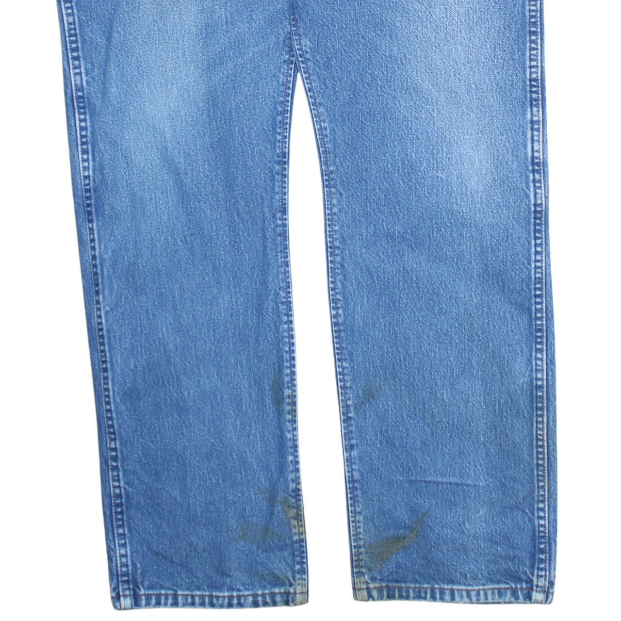 Mens UK Size L Wrangler Regular Fit Straight Blue Jeans