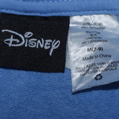 Girls UK Size 7-9 Years Disney Blue Pullover Hoodie