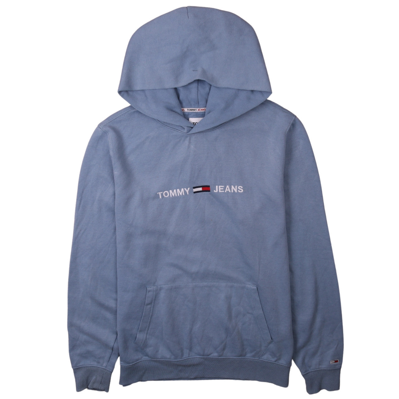 Mens UK Size XL Tommy Jeans Blue Pullover Hoodie