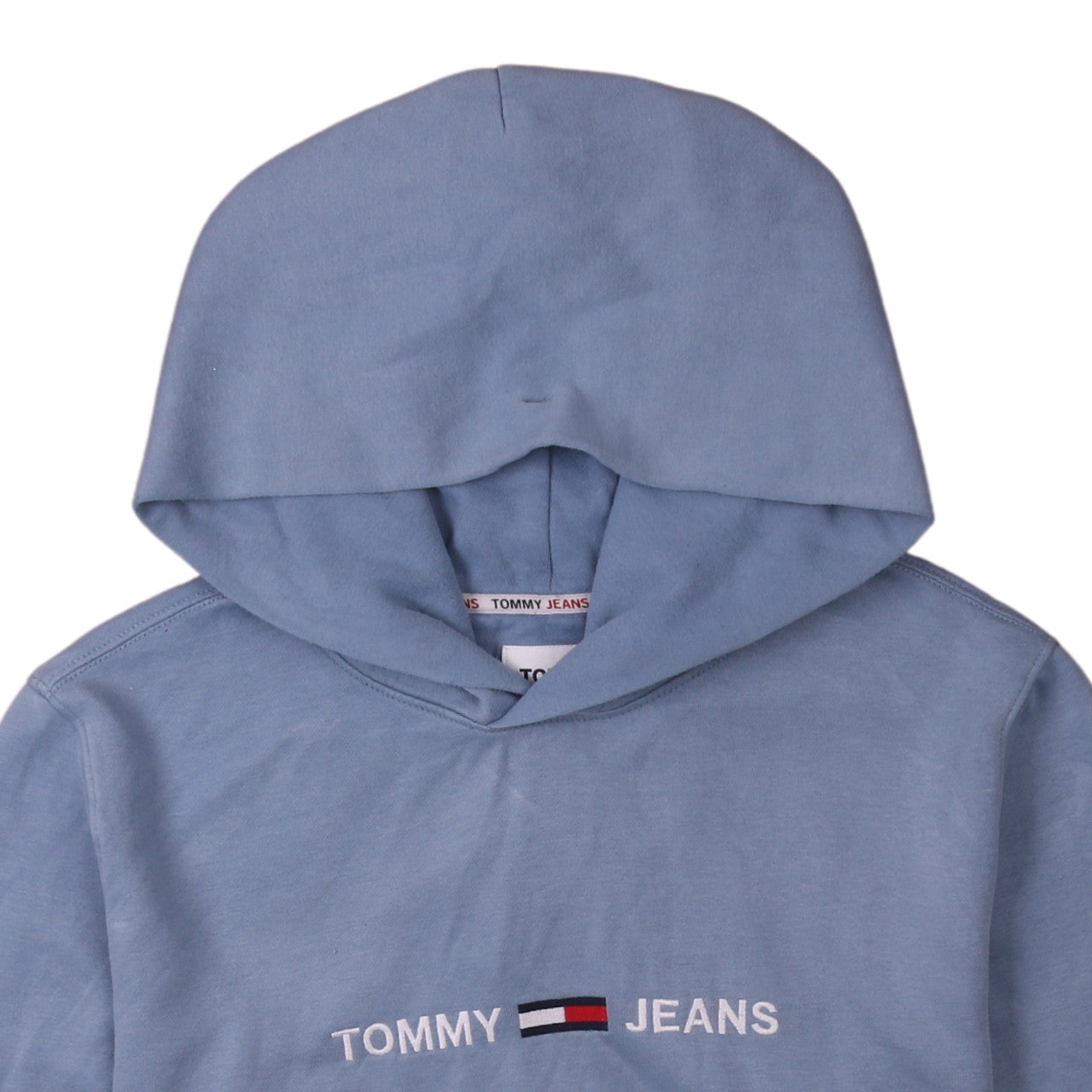 Mens UK Size XL Tommy Jeans Blue Pullover Hoodie