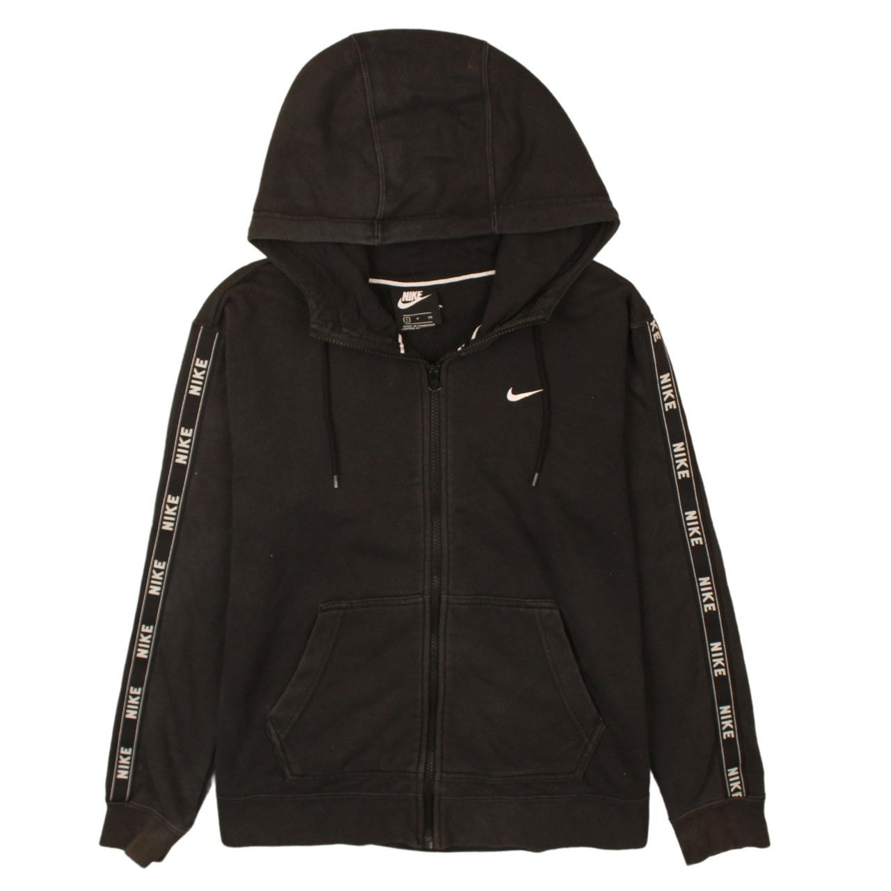 Mens UK Size S Nike Black Full Zip Hoodie