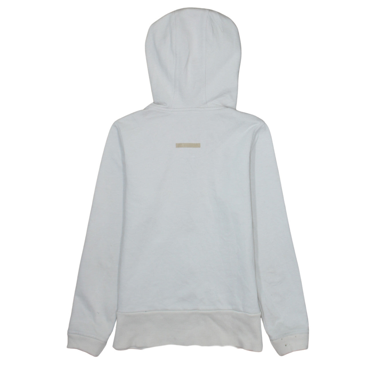 Girls UK Size M adidas White Full Zip Hoodie