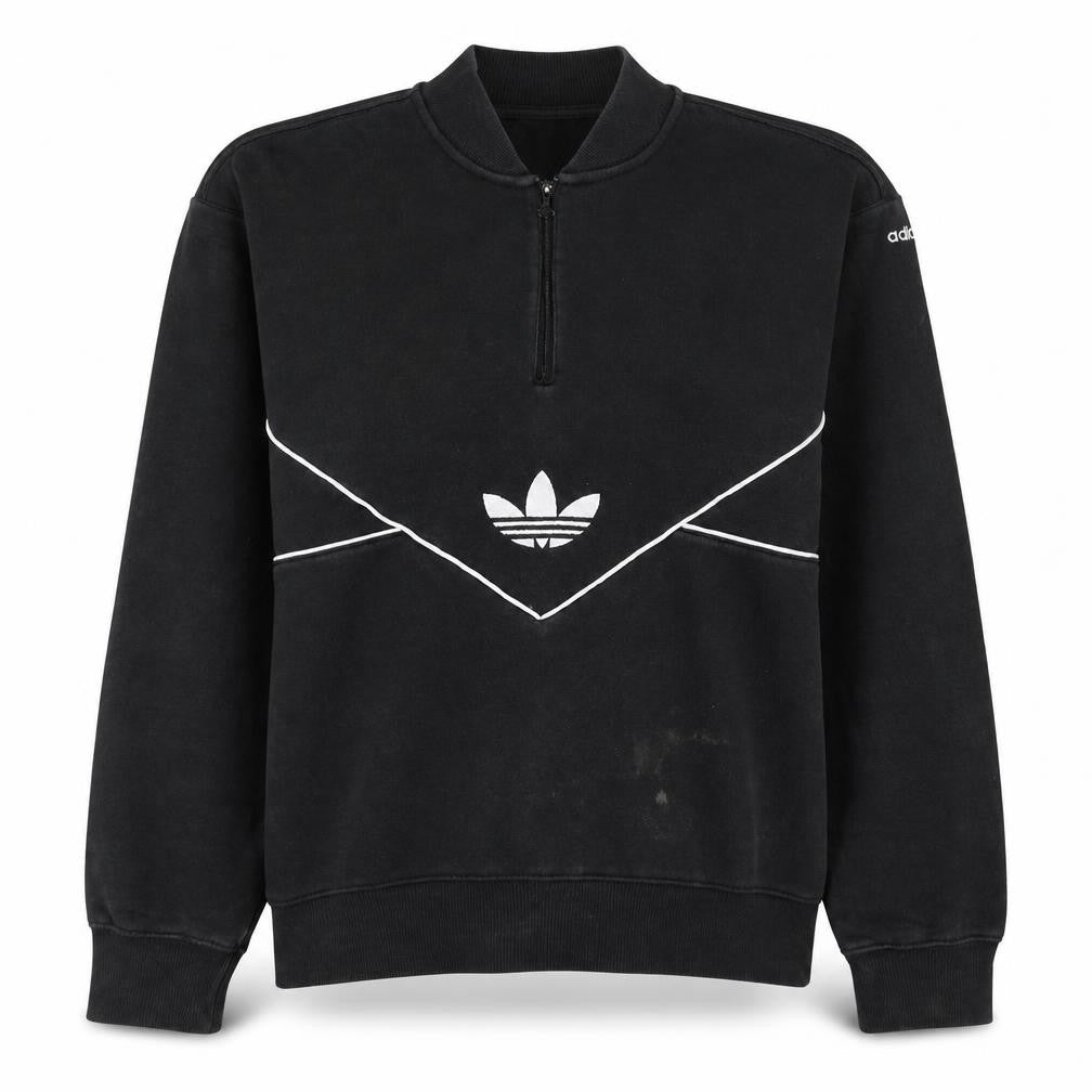 Womens UK Size S adidas Black Pullover Sweatshirt