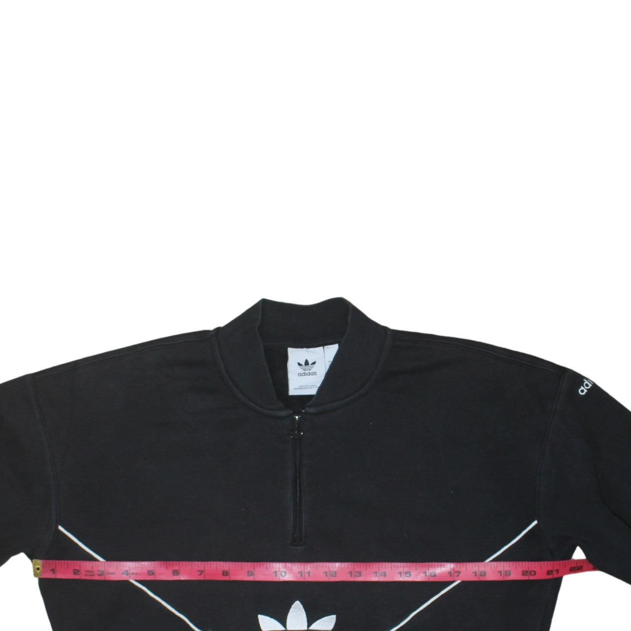 Womens UK Size S adidas Black Pullover Sweatshirt