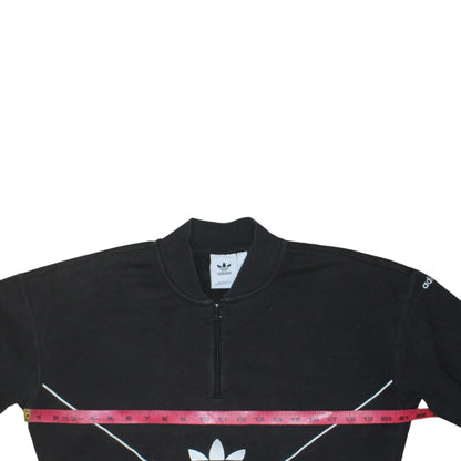 Womens UK Size S adidas Black Pullover Sweatshirt
