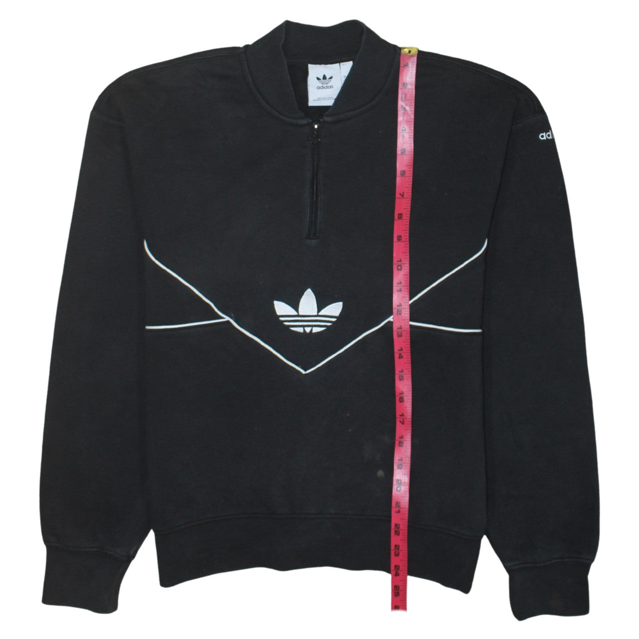 Womens UK Size S adidas Black Pullover Sweatshirt