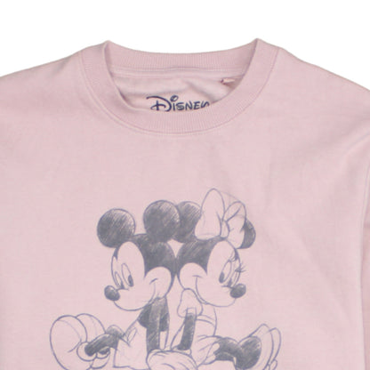 Womens UK Size M Disney Pink Pullover Sweatshirt