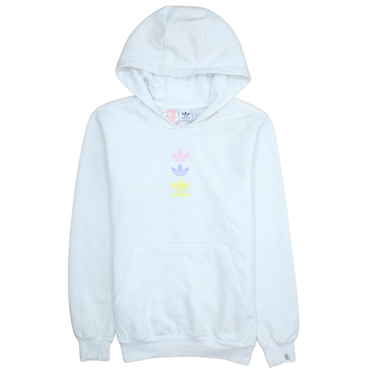 Teens UK Size 14 adidas White Pullover Hoodie