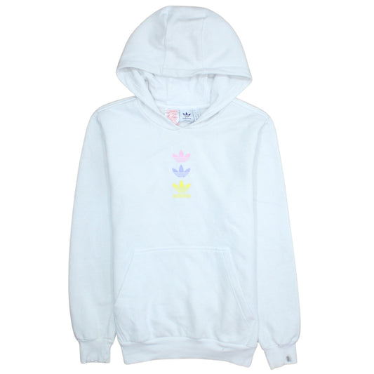 Teens UK Size 14 adidas White Pullover Hoodie