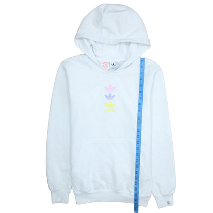 Teens UK Size 14 adidas White Pullover Hoodie