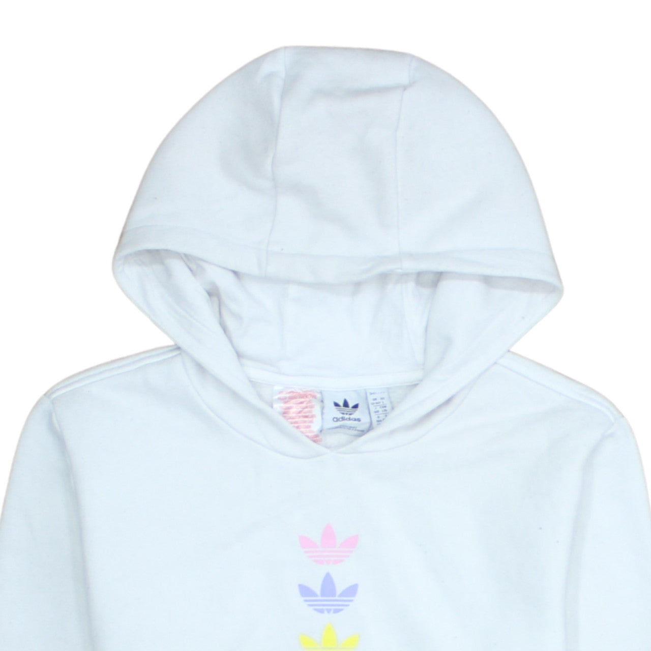 Teens UK Size 14 adidas White Pullover Hoodie