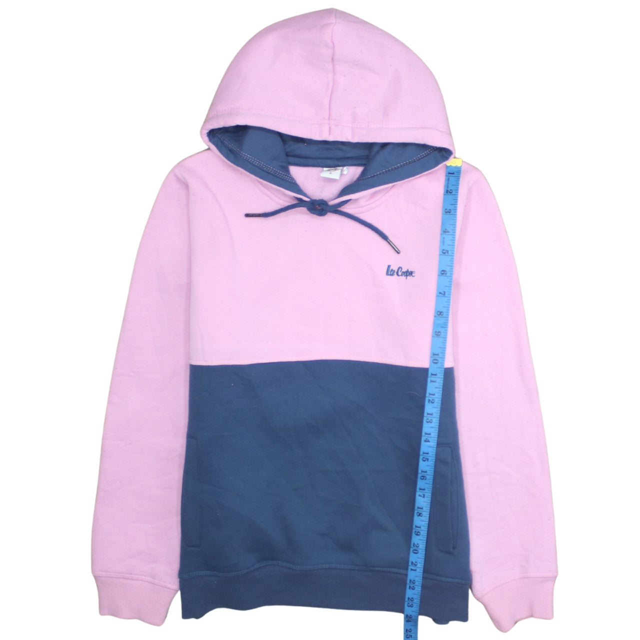 Womens UK Size 12 Lee Cooper Pink Pullover Hoodie