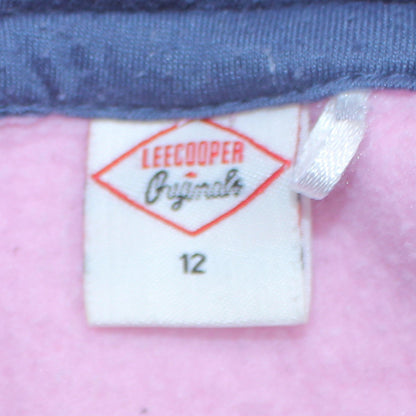 Womens UK Size 12 Lee Cooper Pink Pullover Hoodie