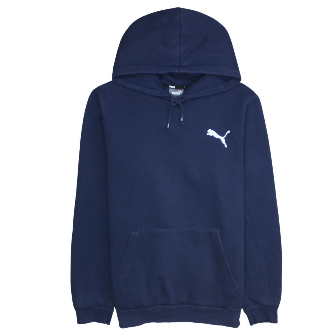 Mens UK Size S PUMA Blue Pullover Hoodie