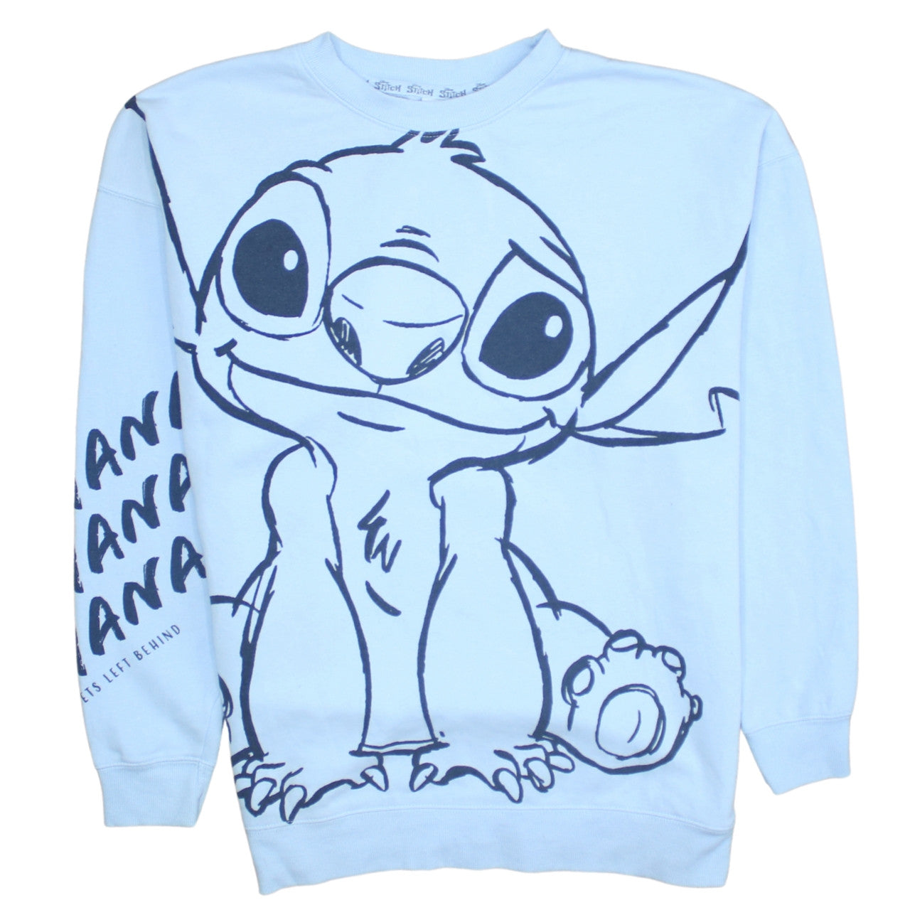 Womens UK Size S Disney Blue Pullover Sweatshirt
