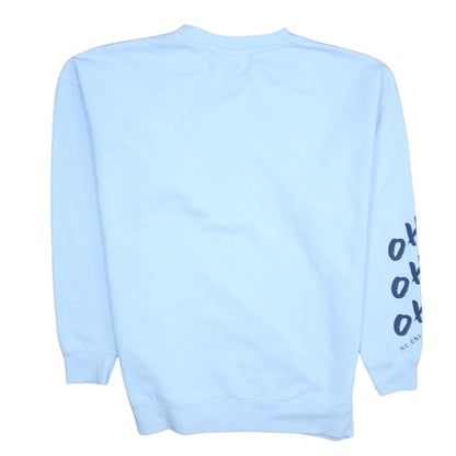 Womens UK Size S Disney Blue Pullover Sweatshirt