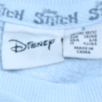 Womens UK Size S Disney Blue Pullover Sweatshirt