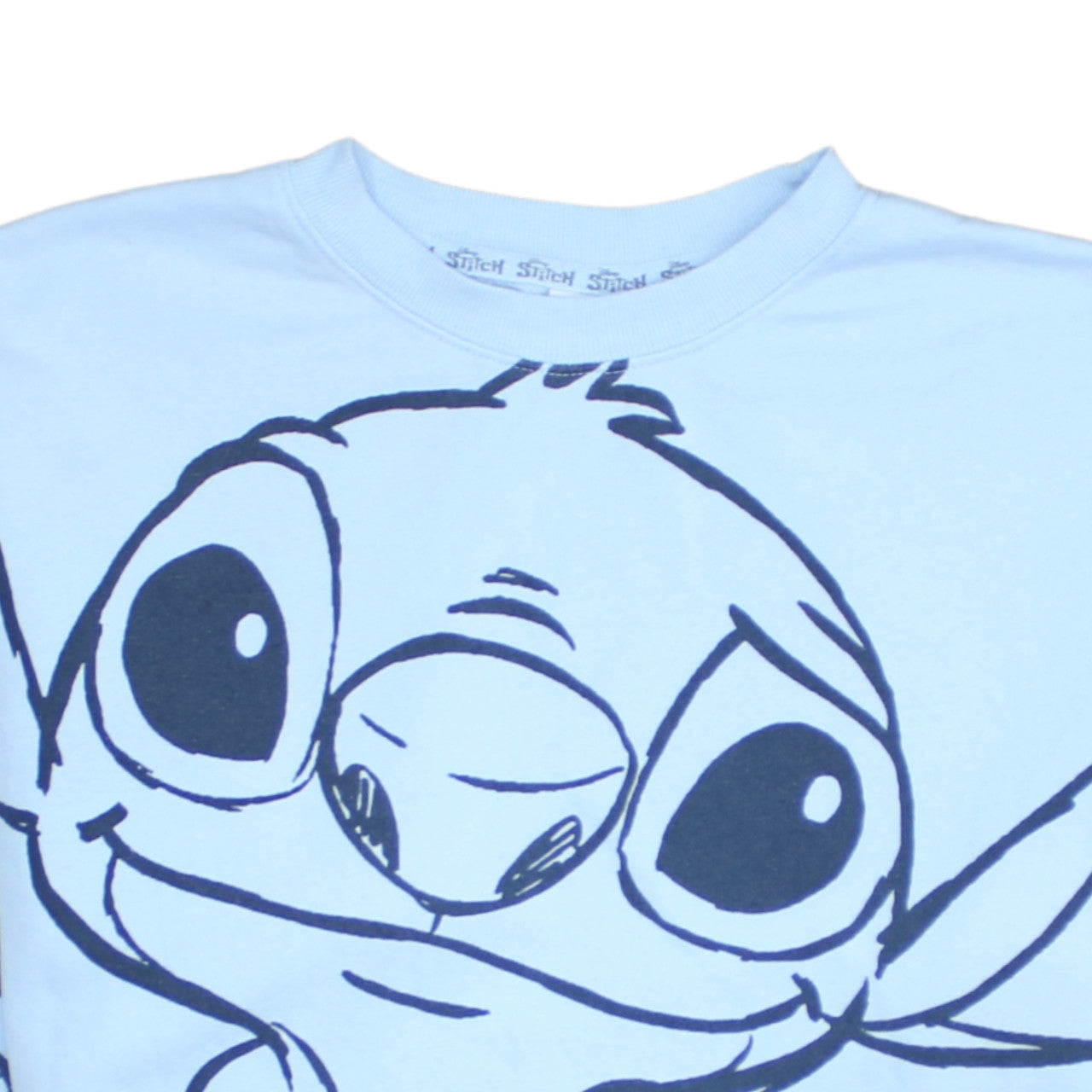 Womens UK Size S Disney Blue Pullover Sweatshirt