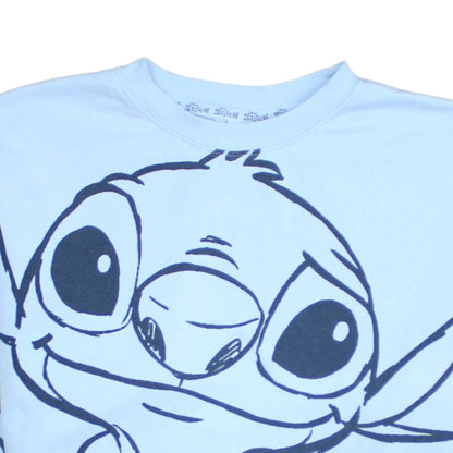 Womens UK Size S Disney Blue Pullover Sweatshirt