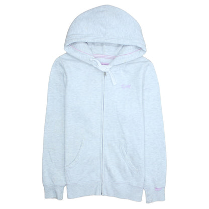 Womens UK Size L Diesel Grey Full Zip Hoodie