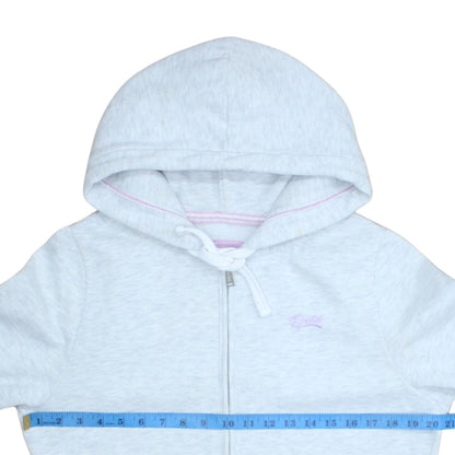 Womens UK Size L Diesel Grey Full Zip Hoodie