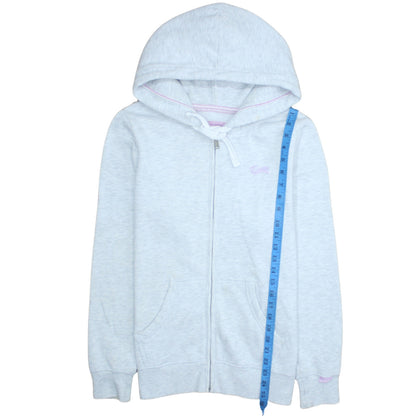 Womens UK Size L Diesel Grey Full Zip Hoodie