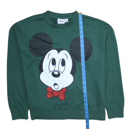 Womens UK Size M Disney Green Pullover Sweatshirt