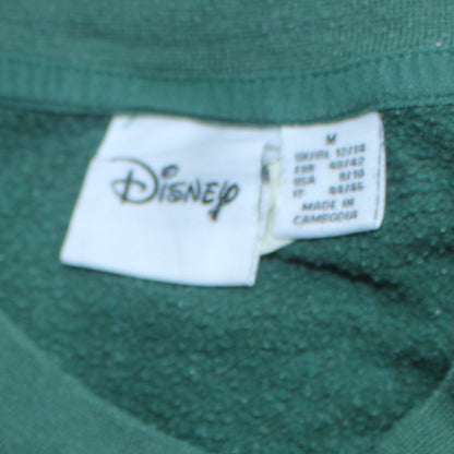 Womens UK Size M Disney Green Pullover Sweatshirt