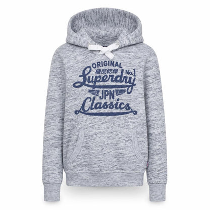 Womens UK Size S Superdry Grey Pullover Hoodie