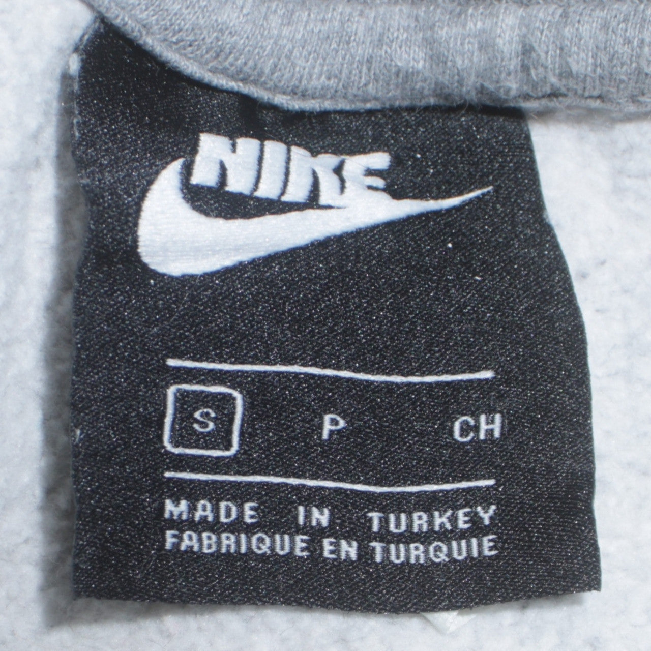 Mens UK Size S Nike Grey Pullover Sweatshirt