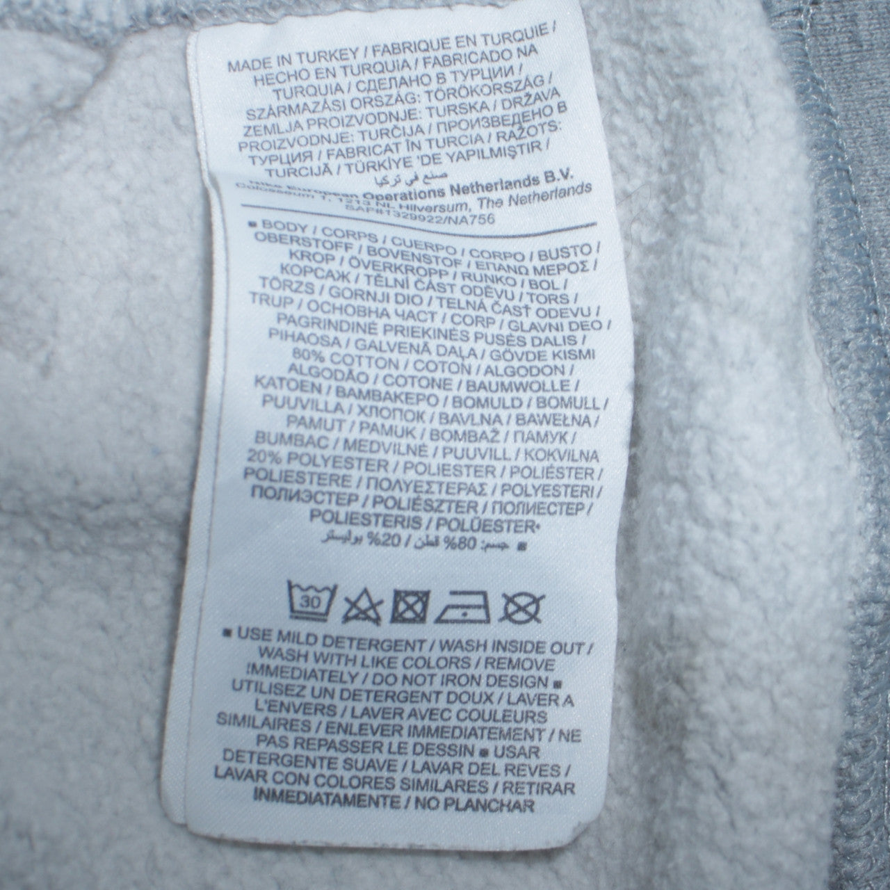 Mens UK Size S Nike Grey Pullover Sweatshirt