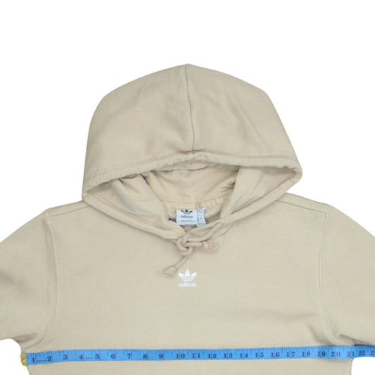 Womens UK Size 8 adidas Beige Pullover Hoodie