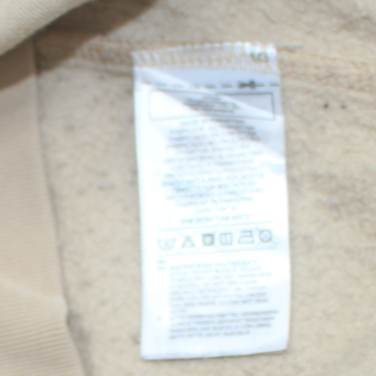 Womens UK Size 8 adidas Beige Pullover Hoodie