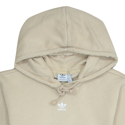 Womens UK Size 8 adidas Beige Pullover Hoodie