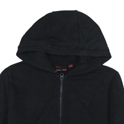 Womens UK Size 10 PUMA Black Full Zip Hoodie