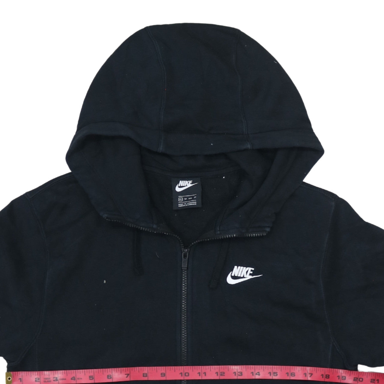 Mens UK Size XS Nike Black Full Zip Hoodie