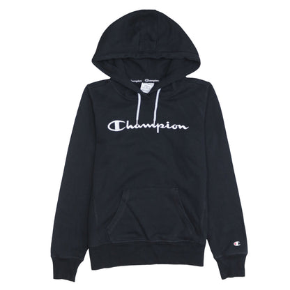 Womens UK Size S Champion Black Pullover Hoodie