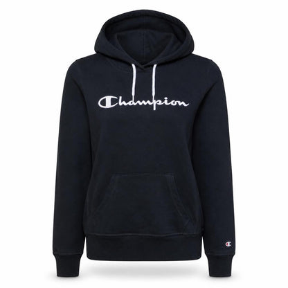 Womens UK Size S Champion Black Pullover Hoodie