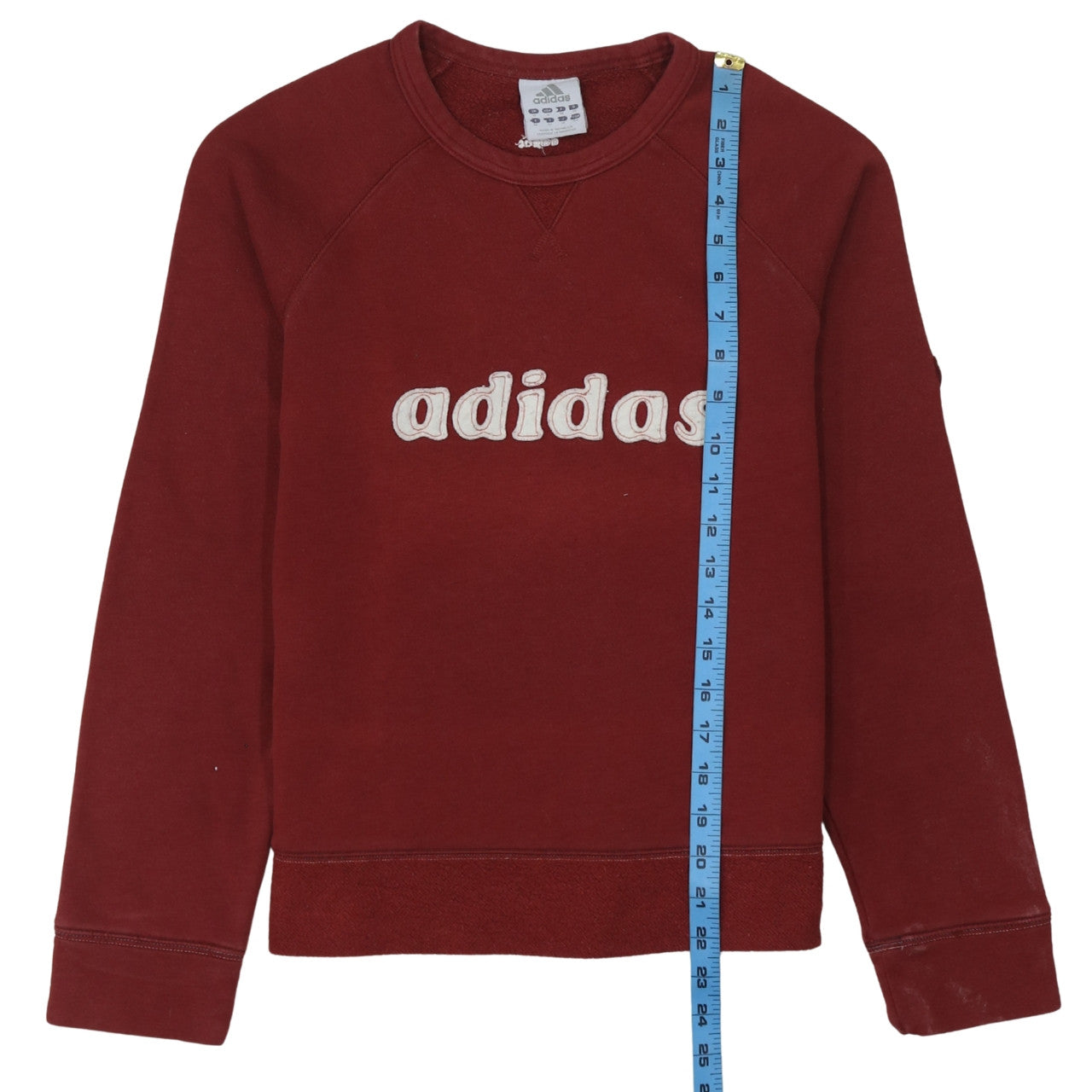 Womens UK Size 10 adidas Red Pullover Sweatshirt