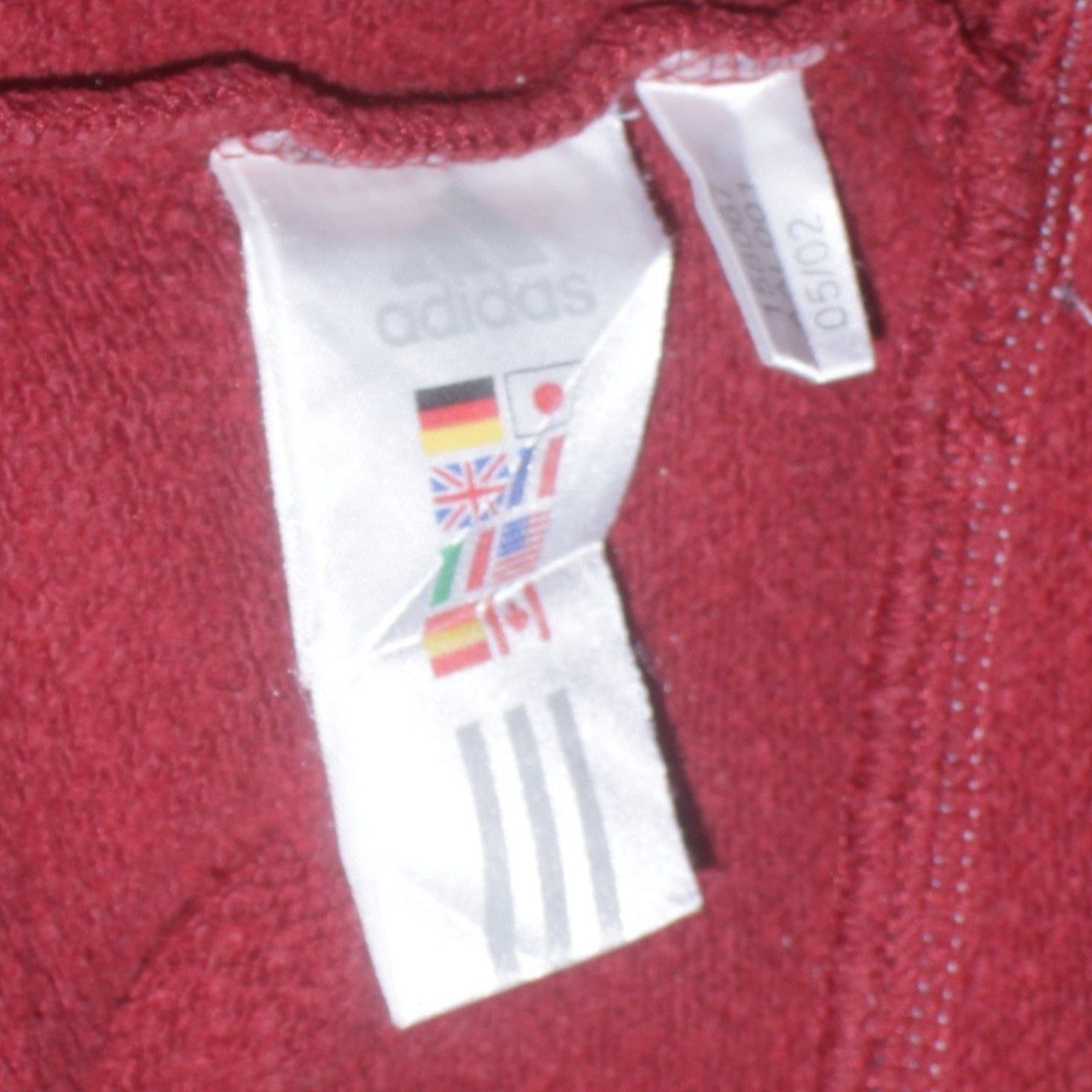 Womens UK Size 10 adidas Red Pullover Sweatshirt