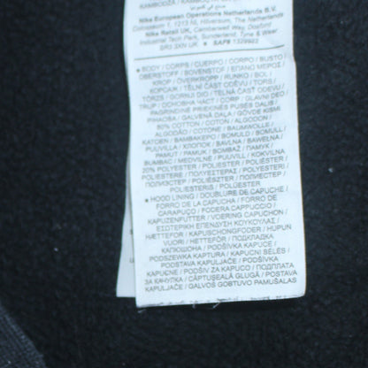 Mens UK Size S Nike Black Pullover Hoodie