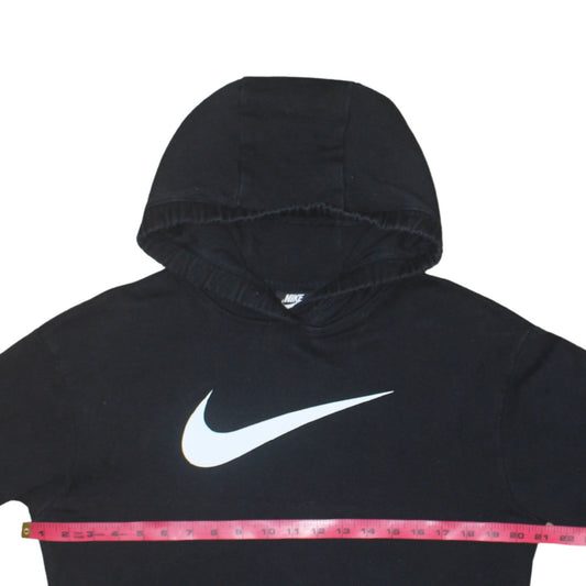 Womens UK Size XS Nike Black Pullover Hoodie