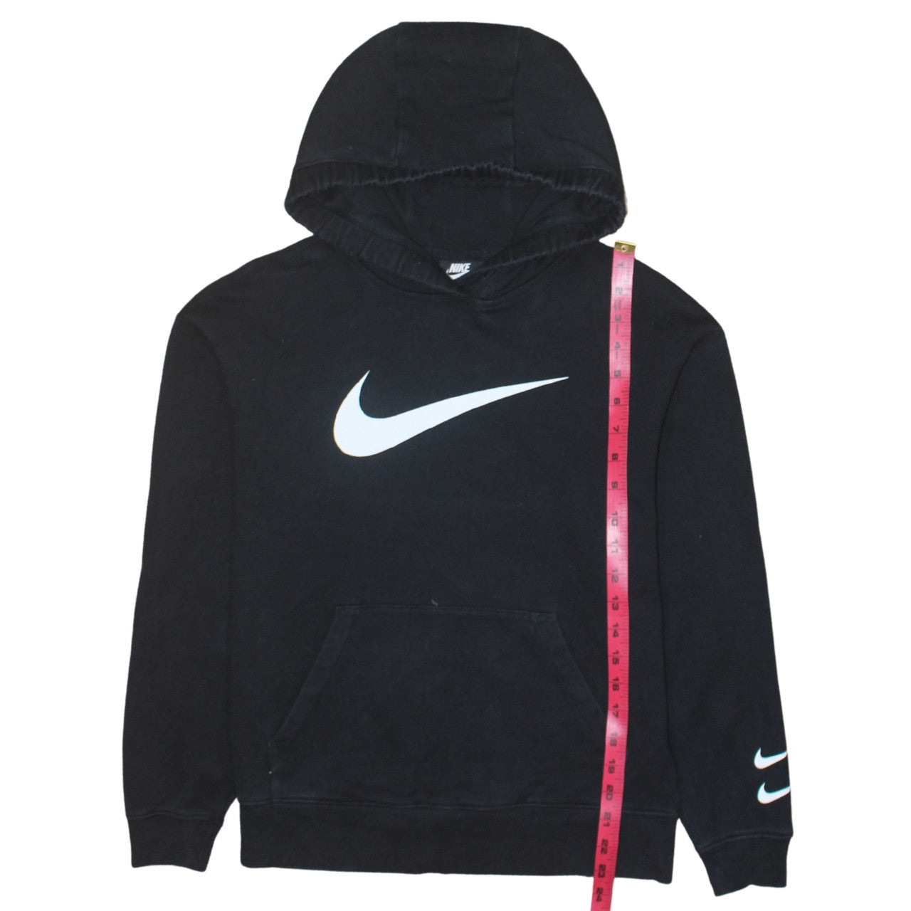 Womens UK Size XS Nike Black Pullover Hoodie